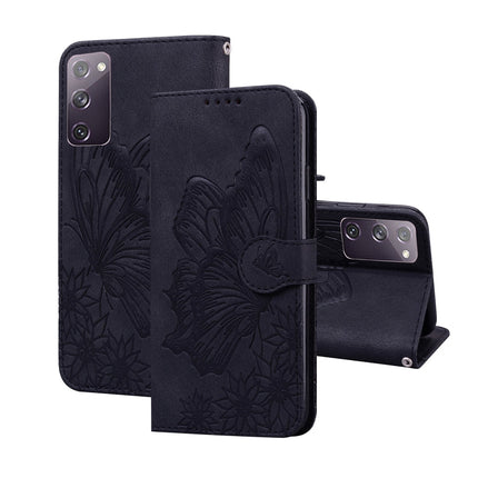 Retro Skin Feel Butterflies Embossing Horizontal Flip Leather Case with Holder & Card Slots & Wallet, For Samsung Galaxy Note20, For Samsung Galaxy Note20 5G, For Samsung Galaxy S20, For Samsung Galaxy S20 FE
