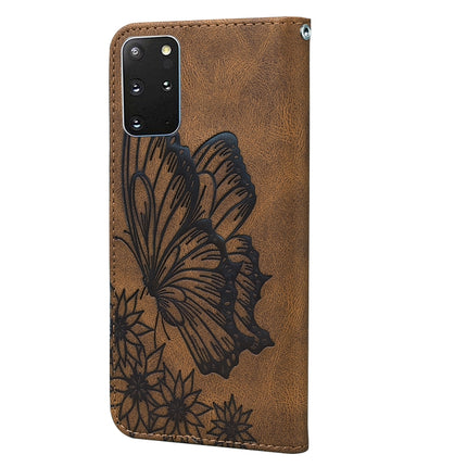 Retro Skin Feel Butterflies Embossing Horizontal Flip Leather Case with Holder & Card Slots & Wallet, For Samsung Galaxy S20+, For Samsung Galaxy S20 Ultra, For Samsung Galaxy S21 5G, For Samsung Galaxy S21 Ultra  5G
