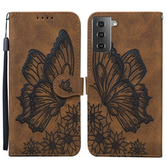 Retro Skin Feel Butterflies Embossing Horizontal Flip Leather Case with Holder & Card Slots & Wallet, For Samsung Galaxy S20+, For Samsung Galaxy S20 Ultra, For Samsung Galaxy S21 5G, For Samsung Galaxy S21 Ultra  5G