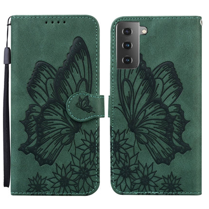 Retro Skin Feel Butterflies Embossing Horizontal Flip Leather Case with Holder & Card Slots & Wallet, For Samsung Galaxy S20+, For Samsung Galaxy S20 Ultra, For Samsung Galaxy S21 5G, For Samsung Galaxy S21 Ultra  5G