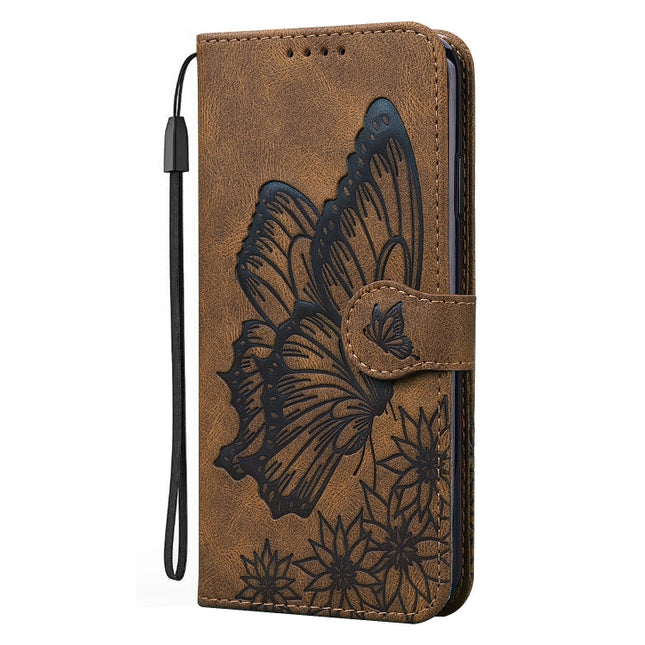 Retro Skin Feel Butterflies Embossing Horizontal Flip Leather Case with Holder & Card Slots & Wallet, For Samsung Galaxy S21+ 5G