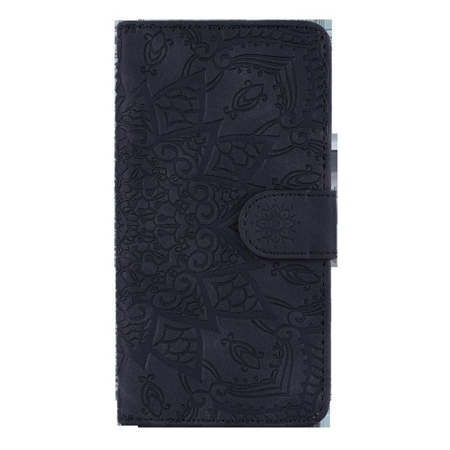 Calf Pattern Mandala Double Folding Design Embossed Leather Case with Wallet & Holder & Card Slots, For Xiaomi Redmi Note 8 Pro, For Galaxy A10s, For Galaxy A20s, For Galaxy A30s / A50s, For Xiaomi Mi CC9e / Mi A3