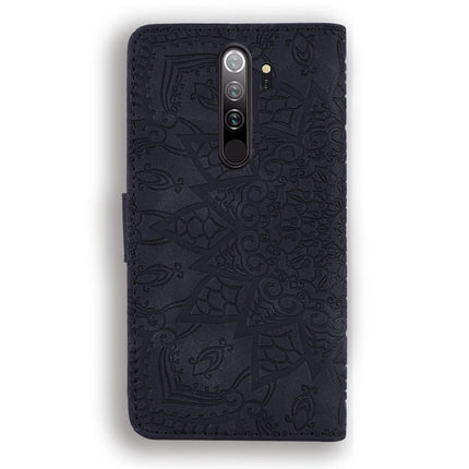 Calf Pattern Mandala Double Folding Design Embossed Leather Case with Wallet & Holder & Card Slots, For Xiaomi Redmi Note 8 Pro, For Galaxy A10s, For Galaxy A20s, For Galaxy A30s / A50s, For Xiaomi Mi CC9e / Mi A3