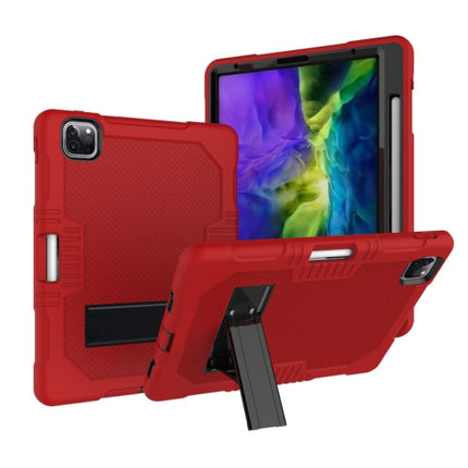 Contrast Color Robot Shockproof Silicone + PC Protective Case with Holder
