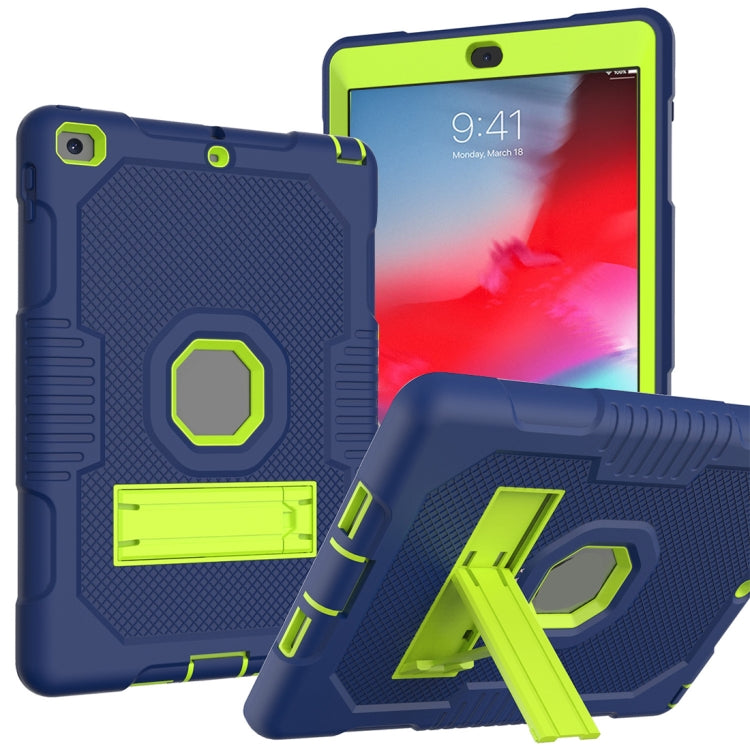 Contrast Color Robot Shockproof Silicone + PC Protective Case with Holder, For iPad Pro 12.9 inch (2018/2020), For iPad mini 5 & 4, For iPad 9.7 (2017/2018), For Samsung Galaxy Tab S6 Lite P610