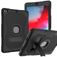 Contrast Color Robot Shockproof Silicone + PC Protective Case with Holder