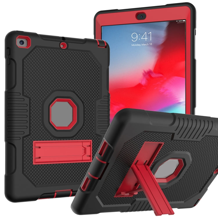 Contrast Color Robot Shockproof Silicone + PC Protective Case with Holder, For iPad Pro 12.9 inch (2018/2020), For iPad mini 5 & 4, For iPad 9.7 (2017/2018), For Samsung Galaxy Tab S6 Lite P610