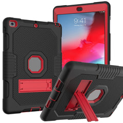 Contrast Color Robot Shockproof Silicone + PC Protective Case with Holder
