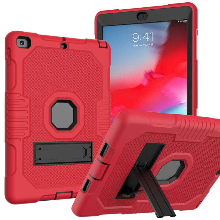 Contrast Color Robot Shockproof Silicone + PC Protective Case with Holder, For iPad Pro 12.9 inch (2018/2020), For iPad mini 5 & 4, For iPad 9.7 (2017/2018), For Samsung Galaxy Tab S6 Lite P610