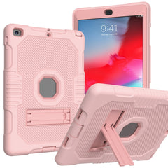 Contrast Color Robot Shockproof Silicone + PC Protective Case with Holder