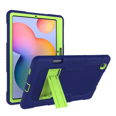 Contrast Color Robot Shockproof Silicone + PC Protective Case with Holder