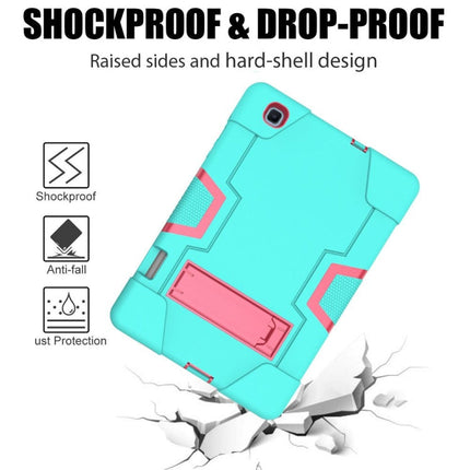 Contrast Color Robot Shockproof Silicon + PC Protective Case with Holder, For Samsung Galaxy Tab S6 Lite P610, For Samsung Galaxy Tab A 8.4 (2020) T307