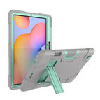 For Samsung Galaxy Tab S6 Lite P610 / Grey + Mint Green