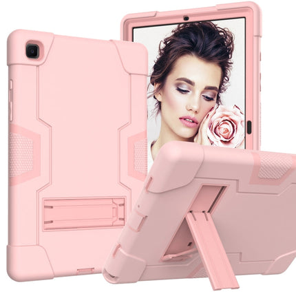 Contrast Color Robot Shockproof Silicon + PC Protective Case with Holder, For Samsung Galaxy Tab A7 10.4 (2020) T500