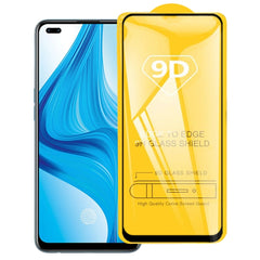 9D Full Glue Full Screen Tempered Glass Film, For OPPO F17, For OPPO F17 Pro, For OPPO A32 2020
