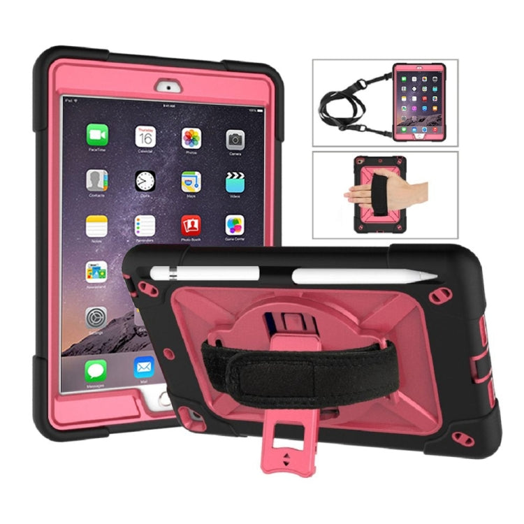 Contrast Color Silicone + PC Combination Case with Holder, For iPad mini 3