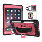 For iPad mini 3 / Black + Rose Red