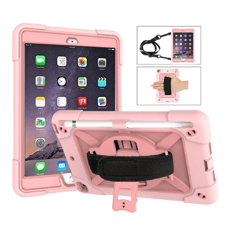 Contrast Color Silicone + PC Combination Case with Holder, For iPad mini 3