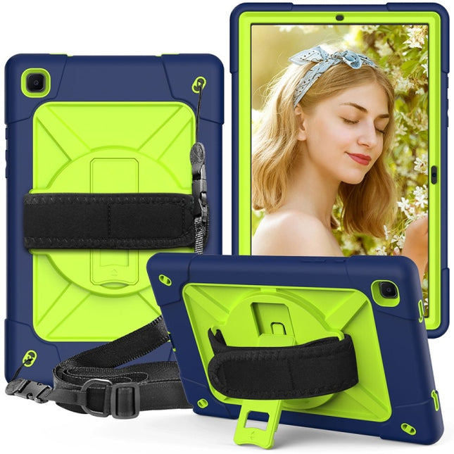 Contrast Color Silicone + PC Combination Case with Holder