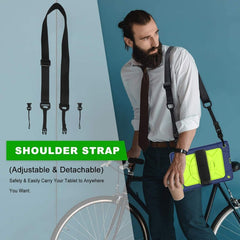 Contrast Color Silicone + PC Combination Case with Holder, For Samsung Galaxy Tab A7 10.4 (2020) T500