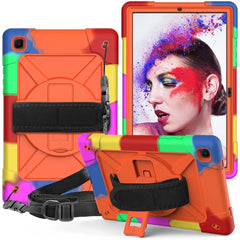 Contrast Color Silicone + PC Combination Case with Holder, For Samsung Galaxy Tab A7 10.4 (2020) T500