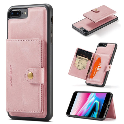 JEEHOOD Retro Magnetic Detachable Protective Case with Wallet & Card Slot & Holder, For iPhone 8 Plus & 7 Plus, For iPhone SE 2022 / SE 2020 & 8 & 7, For iPhone X / XS, For iPhone XR