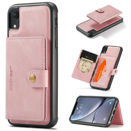 JEEHOOD Retro Magnetic Detachable Protective Case with Wallet & Card Slot & Holder, For iPhone 8 Plus & 7 Plus, For iPhone SE 2022 / SE 2020 & 8 & 7, For iPhone X / XS, For iPhone XR