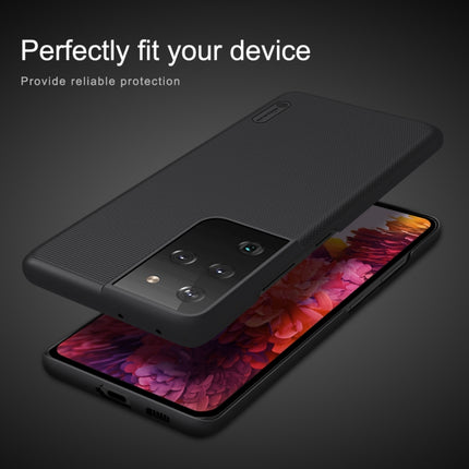 NILLKIN Frosted Concave-convex Texture PC Protective Case, For Samsung Galaxy S21 Ultra 5G