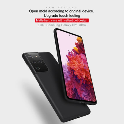 NILLKIN Frosted Concave-convex Texture PC Protective Case, For Samsung Galaxy S21 Ultra 5G