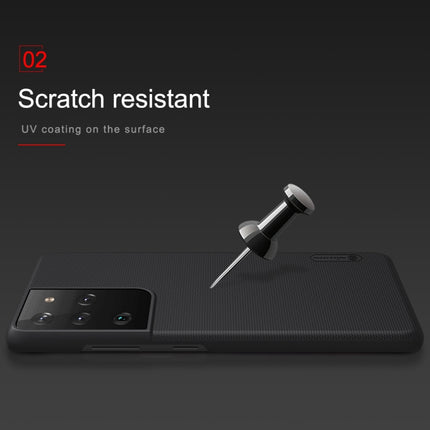 NILLKIN Frosted Concave-convex Texture PC Protective Case, For Samsung Galaxy S21 Ultra 5G