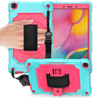 For Samsung Tab A 8.0 (2019)/T290 / Mint Green + Rose Red