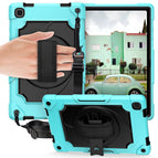 For Samsung Galaxy Tab A7 10.4 (2020)/T500 / Mint Green + Black