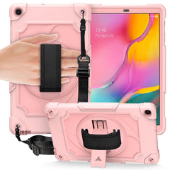 360 Degree Rotation Turntable Contrast Color Robot Shockproof Silicone + PC Protective Case with Holder