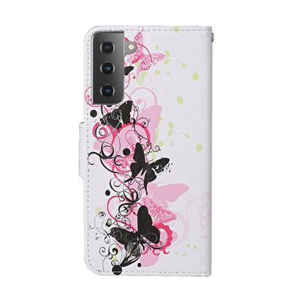 Colored Drawing Pattern Horizontal Flip Leather Case with Holder & Card Slots & Wallet & Lanyard