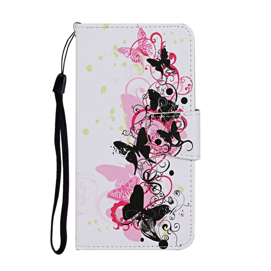 Colored Drawing Pattern Horizontal Flip Leather Case with Holder & Card Slots & Wallet & Lanyard, For Samsung Galaxy S21 Ultra 5G