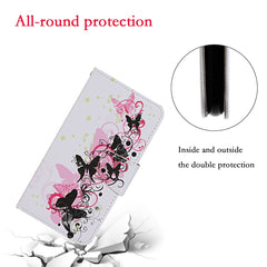 Colored Drawing Pattern Horizontal Flip Leather Case with Holder & Card Slots & Wallet & Lanyard, For Samsung Galaxy S21 Ultra 5G