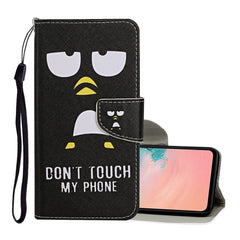Colored Drawing Pattern Horizontal Flip Leather Case with Holder & Card Slots & Wallet & Lanyard, For Samsung Galaxy S21 Ultra 5G
