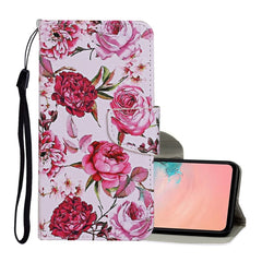 Colored Drawing Pattern Horizontal Flip Leather Case with Holder & Card Slots & Wallet & Lanyard, For Samsung Galaxy S21 Ultra 5G