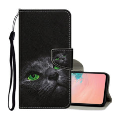 Colored Drawing Pattern Horizontal Flip Leather Case with Holder & Card Slots & Wallet & Lanyard, For Samsung Galaxy S21 Ultra 5G