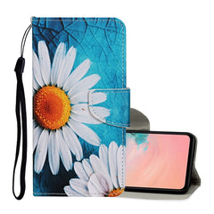 Colored Drawing Pattern Horizontal Flip Leather Case with Holder & Card Slots & Wallet & Lanyard, For Samsung Galaxy S21 Ultra 5G