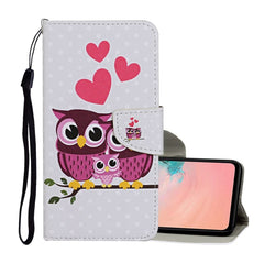Colored Drawing Pattern Horizontal Flip Leather Case with Holder & Card Slots & Wallet & Lanyard, For Samsung Galaxy S21 Ultra 5G