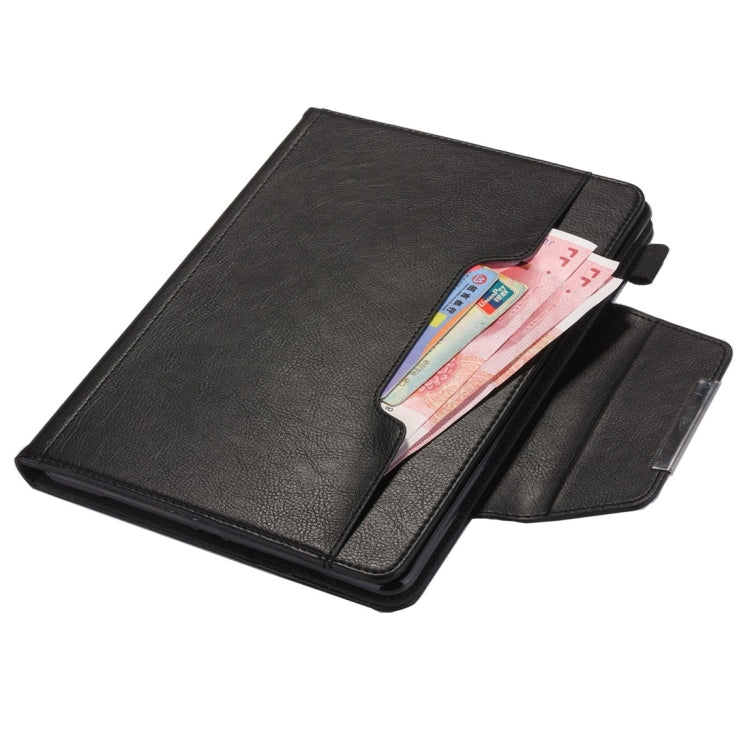 For iPad 10.2 inch Business Style Horizontal Flip Leather Case with Holder & Card Slot & Photo Frame & Wallet