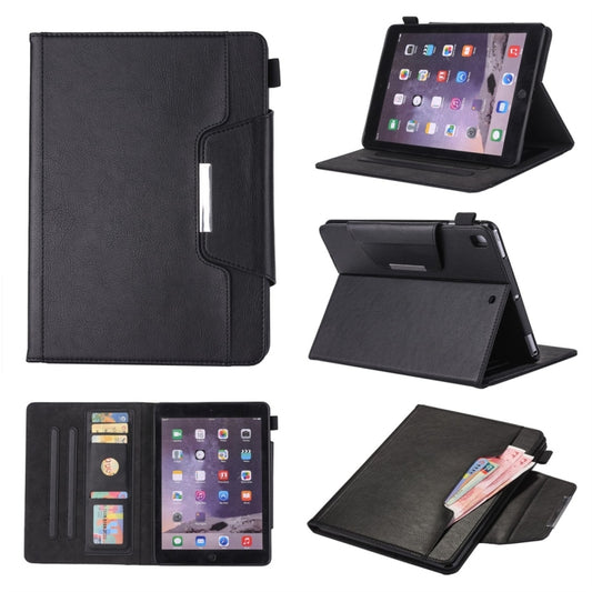 For iPad 10.2 inch Business Style Horizontal Flip Leather Case with Holder & Card Slot & Photo Frame & Wallet