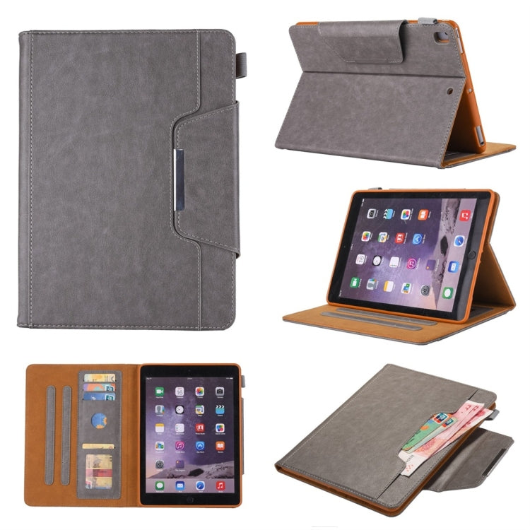 For iPad 10.2 inch Business Style Horizontal Flip Leather Case with Holder & Card Slot & Photo Frame & Wallet