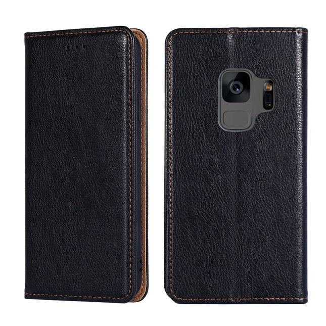 PU + TPU Gloss Oil Solid Color Magnetic Horizontal Flip Leather Case with Holder & Card Slot & Wallet, For Samsung Galaxy S9, For Samsung Galaxy S9+, For Samsung Galaxy S10, For Samsung Galaxy S10 5G