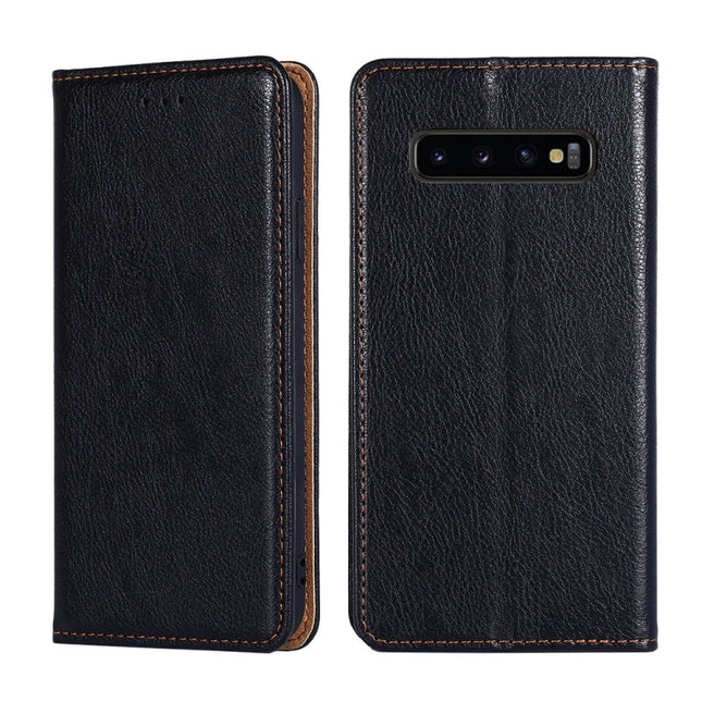 PU + TPU Gloss Oil Solid Color Magnetic Horizontal Flip Leather Case with Holder & Card Slot & Wallet, For Samsung Galaxy S10+, For Samsung Galaxy S10e, For Samsung Galaxy S20, For Samsung Galaxy S20+