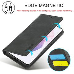LC.IMEEKE Strong Magnetism Ultra-thin Horizontal Flip Matte TPU + PU Leather Case with Holder & Card Slots & Wallet, For Samsung Galaxy S21 5G, For Samsung Galaxy S21+ 5G, For Samsung Galaxy S21 Ultra 5G