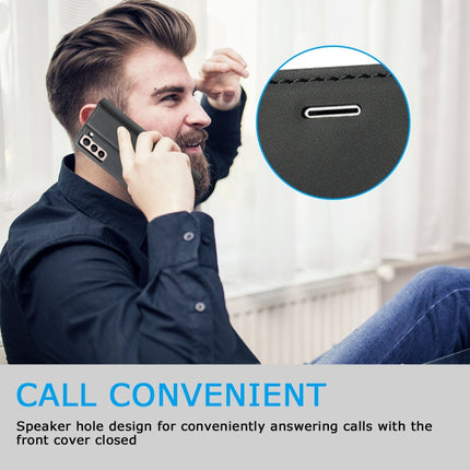 LC.IMEEKE Strong Magnetism Ultra-thin Horizontal Flip Matte TPU + PU Leather Case with Holder & Card Slots & Wallet, For Samsung Galaxy S21 5G, For Samsung Galaxy S21+ 5G, For Samsung Galaxy S21 Ultra 5G