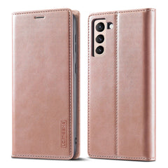 LC.IMEEKE Strong Magnetism Ultra-thin Horizontal Flip Matte TPU + PU Leather Case with Holder & Card Slots & Wallet, For Samsung Galaxy S21 5G, For Samsung Galaxy S21+ 5G, For Samsung Galaxy S21 Ultra 5G