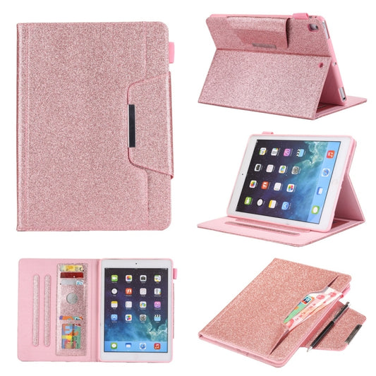 For iPad 10.2 inch Glitter Powder Horizontal Flip Leather Case with Holder & Card Slot & Photo Frame & Wallet, For iPad 10.2 2021 / 2020 / 2019